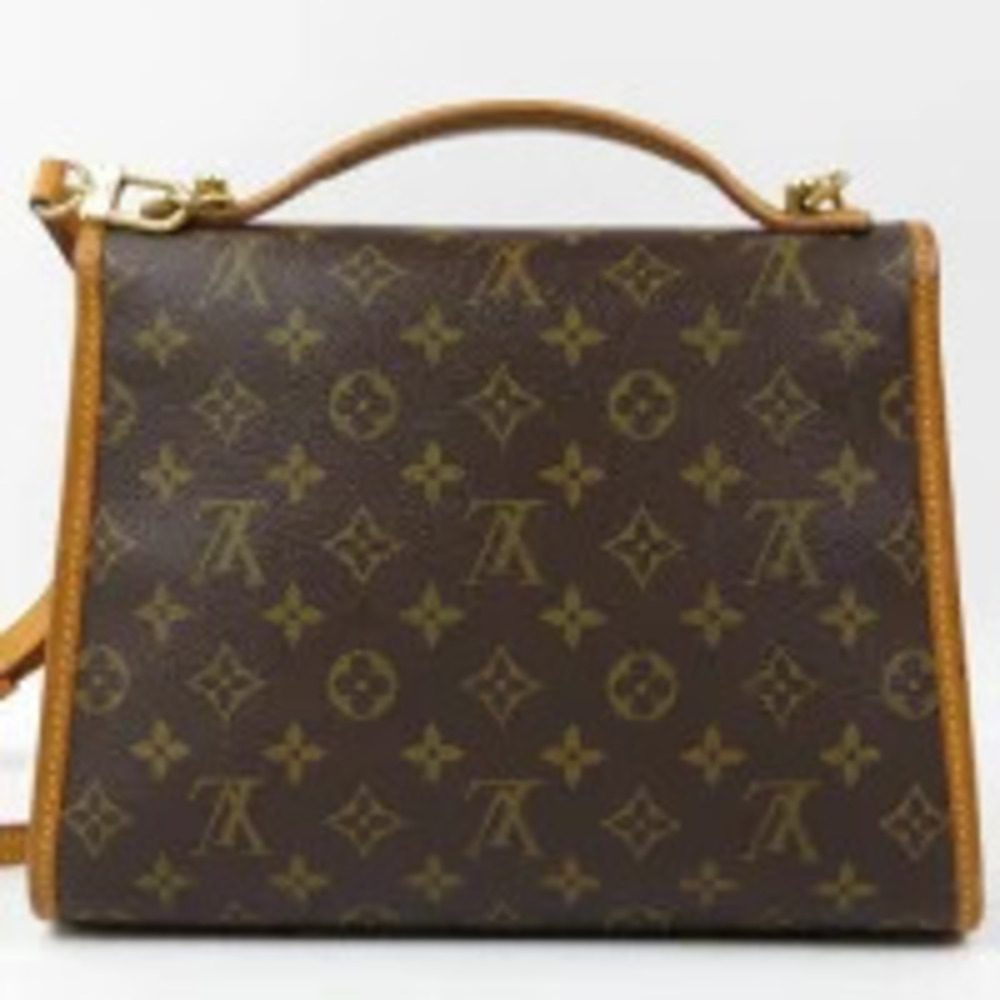 Louis Vuitton Air Brown Monogram Shoulder Handbag Bel Bag Brown